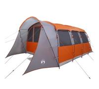 Tienda Familiar Con Techo Gris Y Naranja 576 X 325 X 213 Cm Vidaxl