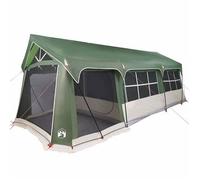 Tienda Familiar Con Techo Verde Y 620 X 322 X 240 Cm Poliéster Vidaxl