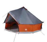 Tienda Familiar Tipi 12 Personas Impermeable Gris Naranja Vidaxl