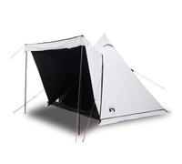 Tienda Familiar Tipi 6 Personas Tela Opaca Impermeable Blanca Vidaxl