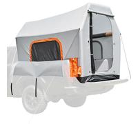 Tienda inflable para camioneta, de 2,2 x 1,65 metros, tienda para la caja de la camioneta para 3 estaciones, con ventanas de malla ventilada, tienda impermeable para camping en camionetas, con protecc