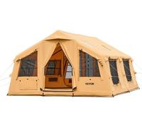 Tienda inflable para camping, ideal para 8-12 personas, tipo "glamping", con bomba y fácil montaje