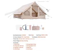Tienda inflable VEVOR, diseño espacioso de 3x2 metros, fabricada con tela Oxford 300D resistente, dimensiones 4x3,1 metros