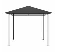 Tienda para fiestas color Antracita, 180 g/m², 3x3x2,7 m | Marco de acero, techo recubierto de PA, plegable compacto, adecuado para fiestas, deportes y picnic, no como cochera