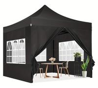 Tienda pop-up de 3x3 metros - Tienda plegable - Tienda para eventos - Puesto de mercado - Tienda para jardín - Color - Impermeable con protección UPF 50+