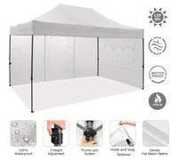 Tienda portátil - Refugio - Zona de sombra - Puesto de mercado - Camping - Aluminio ligero