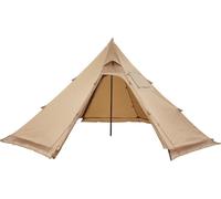 Tienda tipi con chimenea integrada, impermeable y portátil, para 4 personas, ideal para acampar