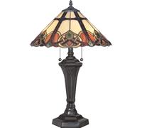 Tiffany Lámpara Eterno 2 Interruptor Chupitos 60cm Alto Salón Tischleuchte