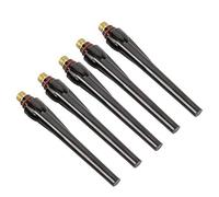 TIG Back Cap Kit 57Y02 57Y03 57Y04, Pieza de antorcha TIG Pieza de repuesto para la antorcha de soldadura WP-17/18/26(5pcs 57Y02 （Long）)