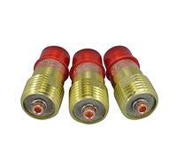 TIG Stubby lente de gas 17GL332 3/32" y 2,4mm WP aptos para la SR 17 18 26 de soldadura TIG Antorcha 3piezas