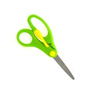 Tijera Aprendizaje SPRING (14 cm) Especial para Niños con Asas Asimétricas y Muelle que reduce un 60% menos esfuerzo, ambidiestra, puntas redondeadas de seguridad, Acero Inoxidable, por SDI by Office