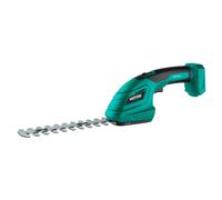 Tijera cortasetos y cesped VATTON 20V - Accesorios incluidos: cizalla para hierba, rastrillo y cizalla para arbustos.