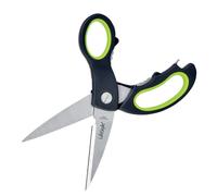 Tijera de Cocina Extra Multiusos Profesionales Resistentes de Acero Inoxidable 23 Cm Para Huesos ,Descapsulador ,Cascador de Frutos Secos ,Abre Tapones de Botellas