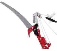 Tijera de podar extensible con una hoja de 34 cm, ideal para cortar ramas altas