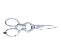 Tijera doméstica multiusos - Hojas de corte en acero de alta calidad - Mango abrebotellas y cascador de frutos secos - Adecuada para cortar todo tipo de alimentos.