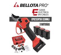 TIJERA ELÉCTRICA BELLOTA EPR233P3B (33MM) (3 BATERÍAS) - I.V.A INCLUIDO.