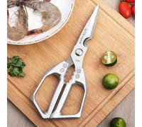 Tijeras afiladas de cocina de acero inoxidable, tijeras para aves de corral, removedor de huesos de pescado, cortador de carne multifuncional para alimentos, tijeras para Cocina 1 Pieza