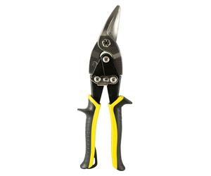 Tijeras chapa corte izquierda 250 mm. hoja acero al carbono, mangos en