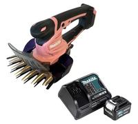 Tijeras cortacésped a batería Makita UM 600 DSMP, 12 V, máx. 160 mm, rosa + 1 batería de 4,0 Ah + cargador