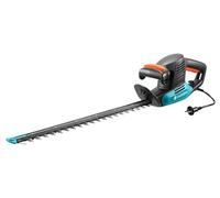 Tijeras Cortasetos eléctricas EasyCut 500/55 de GARDENA: Tijeras eléctricas para setos, 500 W, Cuchilla de 55 cm de Longitud, separación Entre Dientes de 18 mm, Protector contra Impactos (9832-20)