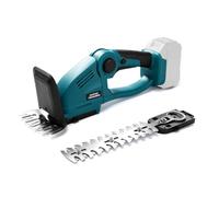 Tijeras Cortasetos y Arreglasetos 2 en 1 compatibles con batería Makita de 18 V, Cortasetos Bateria para Setos y Césped, Tijeras de Césped y Arbustos, con 2 Cuchillas Intercambiables (sin batería)