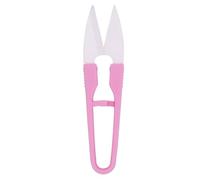 Tijeras de Cerámica Bordar y Coser con Mango Plástico | Corte Preciso Mano, Funda Protectora de Plástico, Diseño Ergonómico Negro, Viaje y Costura