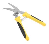Tijeras de Chapa Metálica de Acero Alto Carbono, Mango Antideslizante | Corte Preciso, Diseño Resorte y Seguro, Uso en Taller y Reparación de Cercas