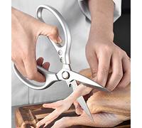 Tijeras de cocina de acero inoxidable multifunción, multifunción, muy afiladas, para carne, pescado, pollo, pizza ensalada, barbacoa, resistente