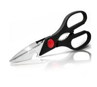 Tijeras de Cocina Multiusos en Acero Inoxidable 20,5 cm, Diseño Ergonómico Ambidiestro, Fáciles de Limpiar