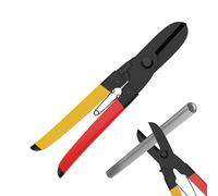 Tijeras De Corte De Metal - Tijeras De Corte Recto | Alicates De Aviación Con Cerradura De Seguridad Y Mango Antideslizante,Para Taller Renovación de Casa Astillero Instalación de Vainería Proyecto