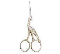 Tijeras de Costura, Tijeras de Sastre Profesional, Tijera para Manualidades, Tijeras con Forma de Pájaro, Tijeras de Acero Inoxidable, Tijeras Para Cortar Tela, (Dorado)