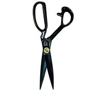 Tijeras de costura, tijeras profesionales budistas, tijeras de costura para tela, tijeras de acero, tijeras con mango suave para cortar telas, cuero, hardware, ropa (negro)