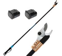 Tijeras de poda eléctricas Campagnola STARK 220 - Kit con 2 baterías de 21.6V/2.5 Ah y cargador multiple - Diámetro de corte 32 mm