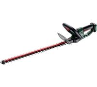 Tijeras de podar eléctricas a batería METABO HS 18 LTX 65, con una longitud de cuchilla de 65 cm, 18 V, con cuchillas cortadas con láser