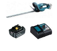 Tijeras de podar eléctricas Makita DUH523Z, 18V, con batería BL1850B de 5,0 Ah y cargador DC18RC