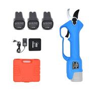 Tijeras de podar eléctricas, Podadora inalámbrica de iones litio, tijeras eléctricas eficientes for bonsái, ramas árboles, herramientas jardín, SC-8603, 16,8 V(Three Batteries)