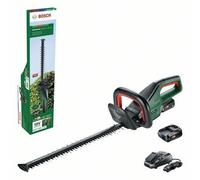 Tijeras de podar eléctricas universales Bosch Home and Garden UniversalHedgeCut 18-55, con batería recargable + batería de repuesto, 18 V, tecnología de iones de litio