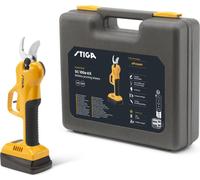 Tijeras de podar para césped STIGA, modelo SC 100e, que incluyen batería de 2 Ah y maletín de almacenamiento