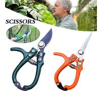 Tijeras de podar para jardinería, podadora manual para jardín, árboles frutales, recolección de uvas y malas hierbas, herramienta de jardinería B