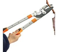 Tijeras de podar telescópicas con extensible, tijeras de podar de derivación para árboles, setos, plantas, vides, exteriores, patio, césped, caminos, paisajes