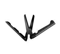 Tijeras de viaje - Herramienta plegable ligera, portátil y multifuncional, tijeras plegables con regla de medida, integradas para camping, senderismo, viajes, jardinería, excursiones, oficina