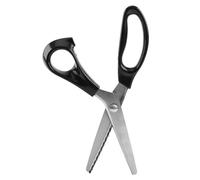 Tijeras dentadas Cuchillas redondas de acero inoxidable 3 5 7 mm Tijeras profesionales de confección Cortadora de 23 cm para proyectos de corte decorativo de tela (7mm)