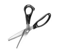 Tijeras dentadas Cuchillas redondas de acero inoxidable 3 5 7 mm Tijeras profesionales de confección Cortadora de 23 cm para proyectos de corte decorativo de tela (5mm)