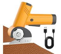 Tijeras Eléctricas - 2000 mAh Tijeras recargables con iluminación LED | Cortador eléctrico de 4 V para cartón - Para uso en garaje, oficina, trabajo, construcción, papel, tela,