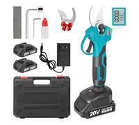 Tijeras Eléctricas Profesionales Para Podar Ramas, Con Batería, Con 2 Baterías De 20V 1500mAh, Pantalla LCD, Motor Sin Escobillas, Diámetro Máximo De Corte De 30mm, Cuchillas De SK5, Para Jardinería