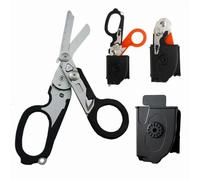 Tijeras multifunción Leatherman Raptors, tijeras plegables tácticas experto de primeros auxilios, herramienta de supervivencia al aire libre, dispositivo combinado Black Blue Set