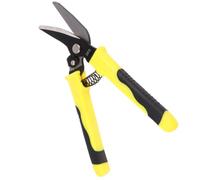 Tijeras para Chapa Metálica de Acero Inoxidable Mango Tpr | Corte Curvo, Agarre Antideslizante, Uso en Bricolaje y Reparación del Hogar, Color Amarillo