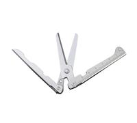 Tijeras plegables - Herramienta multifuncional portátil 2 en 1 | Tijeras Plegables 20x2x1 Cm Regla Integrada | Para acampar Senderismo Jardinería Jardín al aire libre