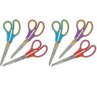 Tijeras Westcott Easy Grip 3 piezas Mix | Juego de 3 tijeras universales con agarre cómodo | Cuchilla de acero inoxidable extra afilada y duradera | Tijeras para hogar y oficina | N-90033 00