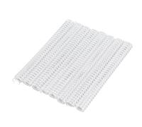 TIKATARER 100 de Encuadernación de Alambre de Doble Bucle, Bobinas de Encuadernación en Espiral de 34 Bucles de 9/16 Pulgadas, Alambre de A4 con Paso 3:1 y Capacidad de 120 Hojas, Ideal para (WHITE)